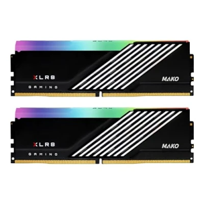 Image de PNY Kit de mémoire pour Ordinateur Bureau XLR8 Gaming Epic x RGB™ 32 Go (2 16 Go) DDR5 6000 MHz (PC5 48000) CL40 1,3 V (MD32GK2D5600040MXRGB)