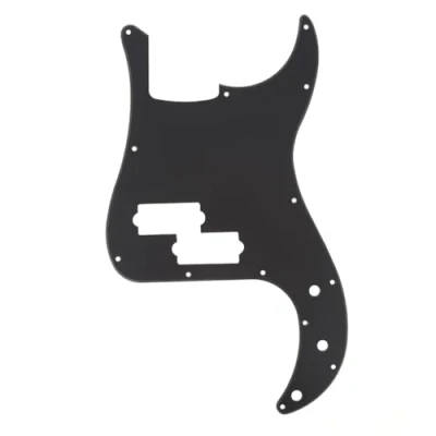 Image de Musiclily 13 trous Pickguard P Basse pour Precision Guitare, 1 pli noir muet