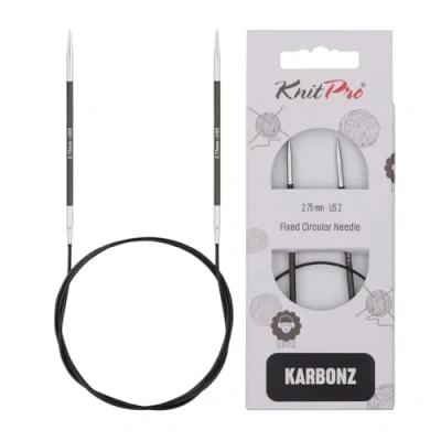Image de KnitPro KP41163 Arbon Aiguille Fixe Circulaire Bois Multicolore 22 x 1,5 11,2 cm