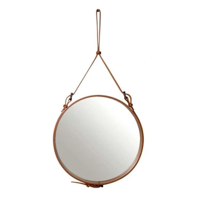 Image de GUBI Miroir Adnet Circulaire M Marron