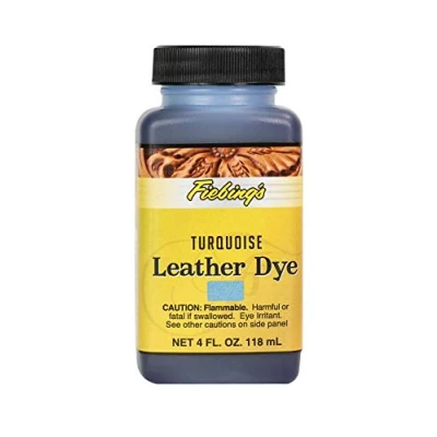 Image de Fiebings Teinture Cuir 118 ml, mixte, turquoise, 4 Ounces