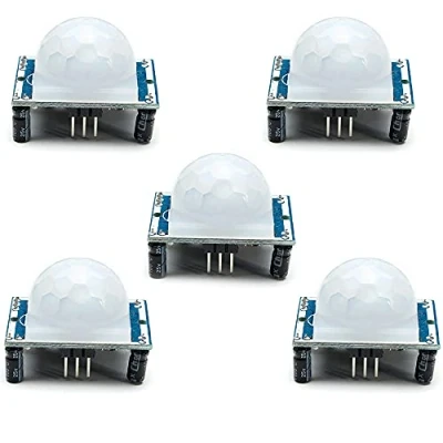 Image de DollaTek 5pcs Module de capteur Humain Pyroelectric Infrarouge PIR Motion Modules détecteur