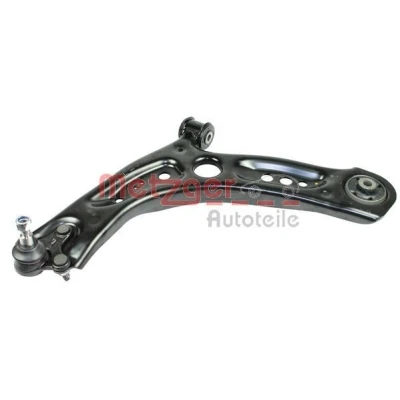 Image de METZGER 58082701 Bras de suspension KIT + avec rotule suspension, support en caoutchouc Essieu avant gauche barre oscillant transversal