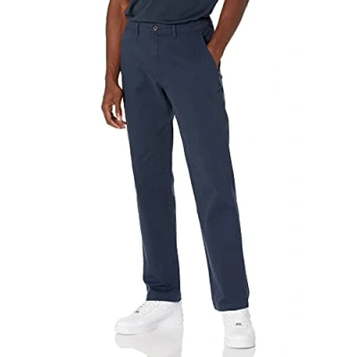 Image de Amazon Essentials Pantalon Chino Extensible, Style décontracté, Coupe Classique Homme, Bleu Marine, 34W / 33L