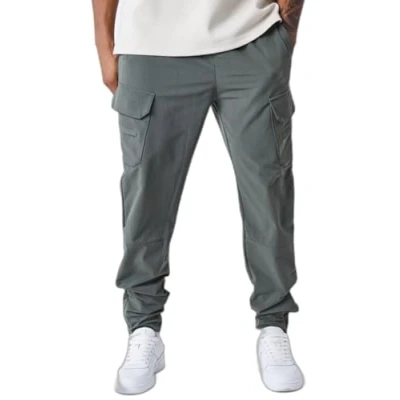Image de Project X Paris Multipoches Technique Pantalon cargo, Homme, Taille: XL, Olive foncé