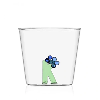 Image de Ichendorf Verre Collection Greenwood Alphabet Fleur Lettre K