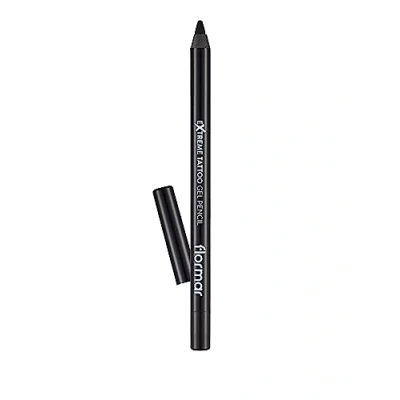 Image de Crayon Eye liner gel effet tatouage pailleté Flormar waterproof Hautement pigmenté, longue tenue, pour le maquillage des yeux, 006 Onyx