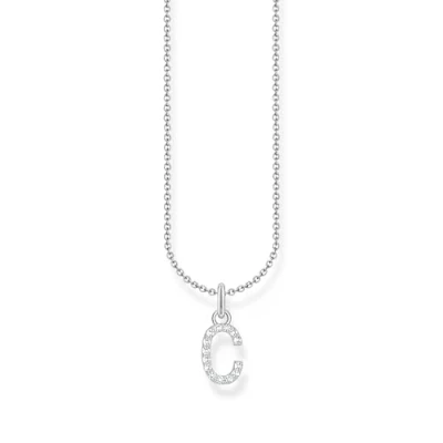 Image de THOMAS SABO Collier lettre C en argent sterling 925 avec zircone KE2242 051 14