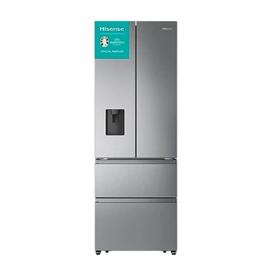 Image de Hisense RF632N4WIE réfrigérateur congélateur à porte française, NoFrostPlus, compresseur inverter, distributeur d&#039;eau, CrispZone, 200 cm, partie 336 l, 149 38 dB,