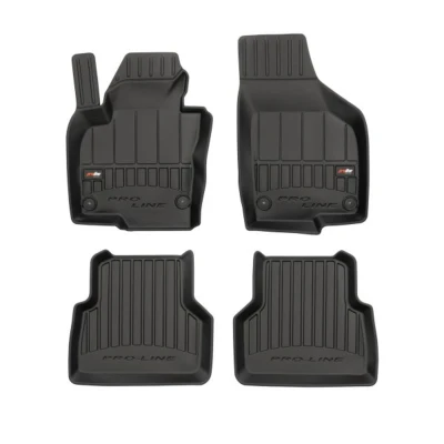 Image de FROGUM 3D407619 Ensemble de tapis sol Caoutchouc avant et arrière 4 noir VOLKSWAGEN: Tiguan I