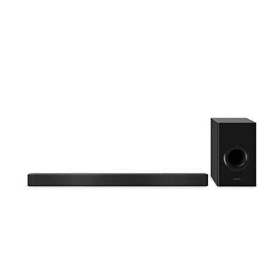 Image de Panasonic Barre de son SC HTB510EGK I Puissance sortie 240W 2.1ch Caisson basses sans fil Bluetooth Chromecast built in Compatible google assistant Montage mural noir Version Française