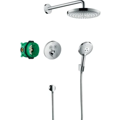 Image de hansgrohe Raindance Select S Pack encastré avec mitigeur thermostatique ShowerSelect S, chromé, 27297000