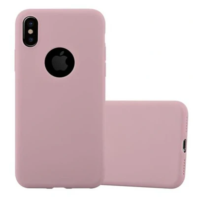 Image de Coque pour Apple iPhone X / XS en CANDY ROSE VIF Housse de protection Étui silicone TPU flexible Neuf