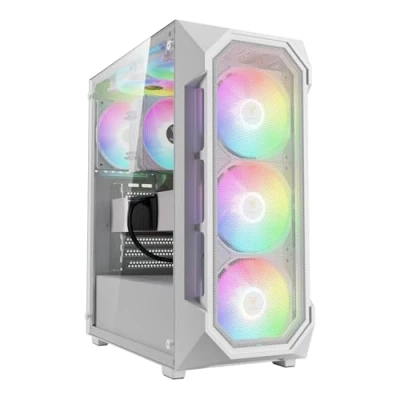 Image de GAMDIAS Aura GC1 Elite WH ARGB Boîtier de Jeu