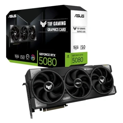 Image de ASUS TUF GAMING RTX5080 16G NVIDIA GeForce RTX 5080 16 Go GDDR7 Neuf