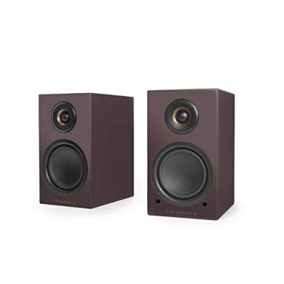Image de Enceintes connectées Hi Fi Triangle Elara LN01A Edition Limitée Aubergine Vendues à la paire Neuf