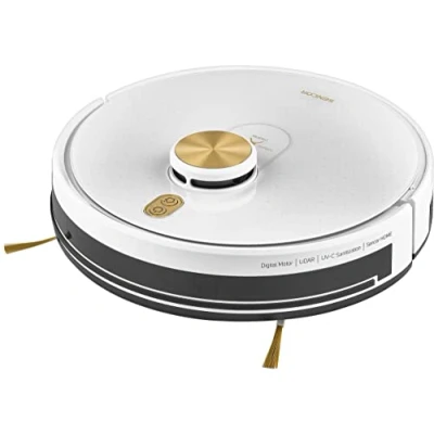 Image de SENCOR Robot Aspirateur Laveur avec Lampe de désinfection UVC, WiFi Application, Cartographie à 5 étages Planification Intelligente, Navigation Laser précise, détection d’Obstacles, 120min