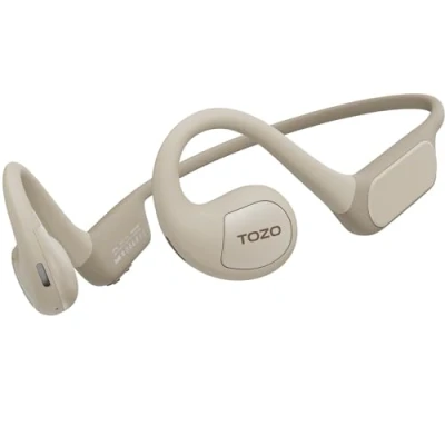 Image de TOZO OpenReal Écouteurs Bluetooth sans Fil, Casque Fil Sport Réduction du Bruit, IPX8 Ecouteur 5.3 Recharge Rapide EQ Personnalisé par Application Noir