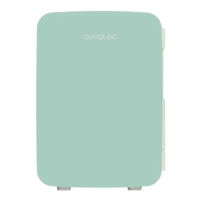 Image de Cecotec Mini Frigo Bolero MiniColing 10L Bahamas Mint. Capacité 10 L, Fonctionnement 12 220 V, Compatible Caravanes, Fonction Chaud et Froid, Température Réglable de 7 ºC à 65