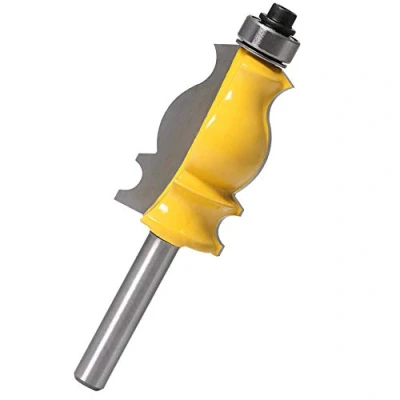 Image de Gasea 8mm Fraise à Rainurer pour Bois Architecturale Router Fishtail Fraises Tenon Menuiserie en