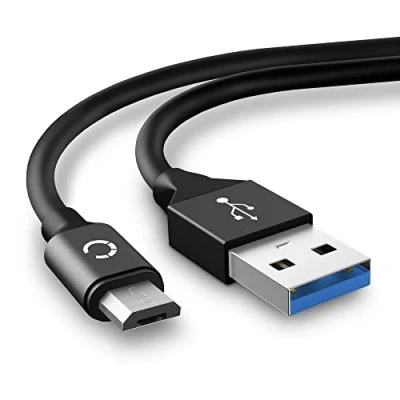 Image de CELLONIC® Câble Micro USB A data et charge 2A pour casque Astro Gaming A50 Headset, A38 headset 2.0 2m PVC noir