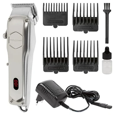 Image de Tondeuse de Precision à Cheveux/Barbe Profesionnelle, dans un boîtier en acier inoxydable, Proficare PC HSM/R3100 Inox