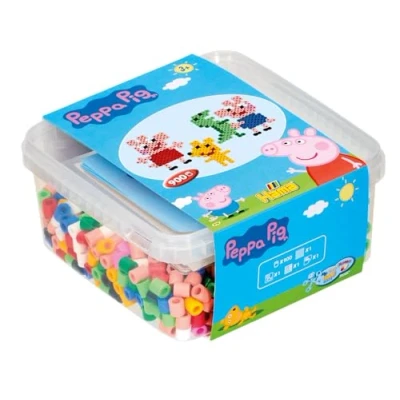 Image de HAMA Boite &quot;Peppa Pig&quot; Perles à repasser taille Maxi Loisirs créatifs