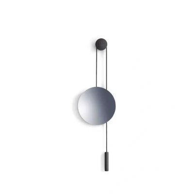 Image de New Works miroir Rise and Shine, noir, Ø 45 cm, verre