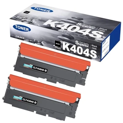 Image de KEENKLE CLT P404C K404S Toner Compatible avec Samsung C480W 404S C404S Y404S M404S pour Xpress SL C480FW C430W C430 C480 FN C48. X (Noir, Lot de 2)