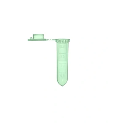 Image de MUHWA Lot de 500 tubes microcentrifugeuse gradués avec bouchon à clipser, flacon d&#039;échantillon arrondi pour laboratoire (vert)