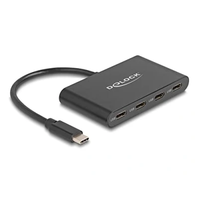 Image de DeLOCK Hub USB 3.2 Gen 2 Type C avec 4 x femelle 10 Gbps Neuf