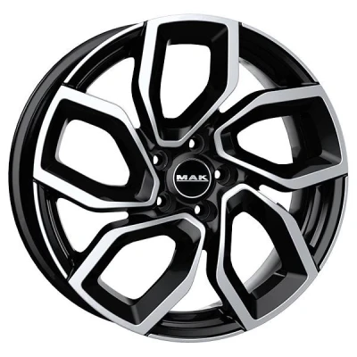 Image de MAK 5Trou 18Pouce 110mm Jante alu 18Pouces apollo noir F7580LLBM38LG2X 7.5Pouces 38mm 65.1mm OPEL: Corsa D 3/5 portes