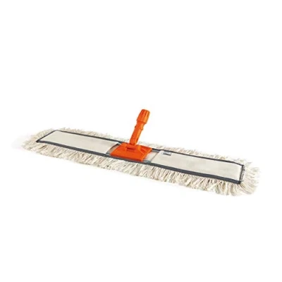 Image de Balai en Coton 80 cm PERFETTO Coccia Arancio Idéal pour un nettoyage profondeur de toutes les surfaces