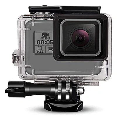 Image de Boîtier étanche FitStill pour GoPro Hero 2018/7/6/5 Black, Coque de Protection 60 m sous Marine avec Accessoires Support caméra d&#039;action Go Pro Hero7 Hero6 Hero5