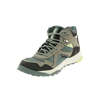 Image de Timberland Femme Lincoln Peak Lite Mid F/L WP Chukka, MD Grey LTHR w GRN, 41 EU