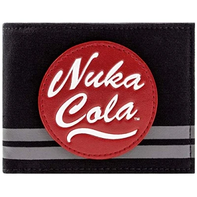 Image de Fallout Nuka Cola Thirst Zapper Vault Boy Thumbs Up Portefeuille Bi Fold Porte Carte d&#039;Identité &amp; Carte, Noir