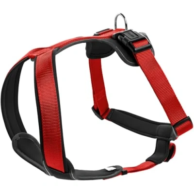 Image de Hunter Harnais en Nylon Rembourré Néoprène Souple pour Chien,Vert clair/essence, 45 57, S