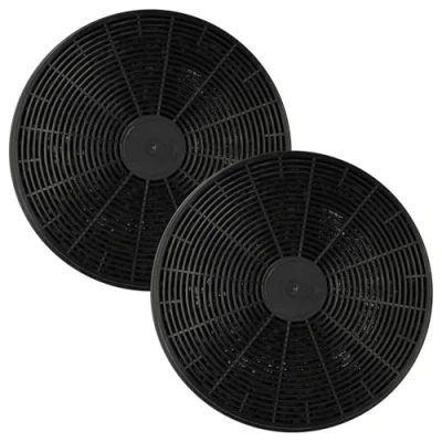 Image de vhbw 2x Filtres à charbon actif remplacement pour Klarstein 10027530, CGCH2, 10027711, 10030983, K10001 hotte aspirante 17,5 cm