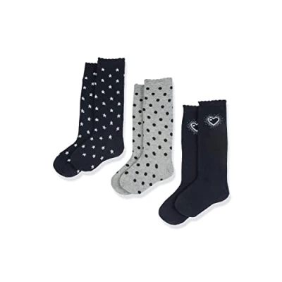 Image de Chicco Ensemble de Chaussettes sous le genou en coton, Mixte enfant, Bleu, 3 4 ans (pack of 3)