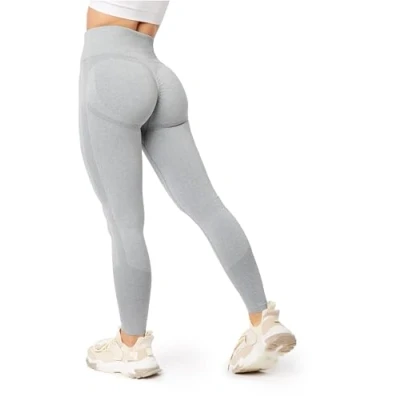 Image de Bellivalini PUSH UP Legging, Femme, Taille: Large, Whitemelange