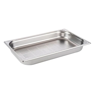 Image de APS 81907 Récipient GN 1/1, perforé, acier inoxydable Gastronorm, dimensions 325 x 530 mm/hauteur 65 mm