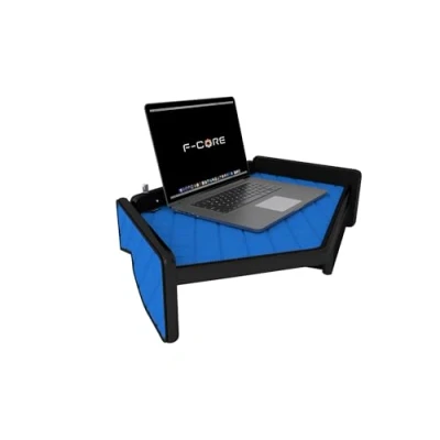 Image de F CORE Tablettes Tableau de Bord Camion compatibilité pour Volvo FH 4 01.13 12.19 avec tiroir Centrale Bleu