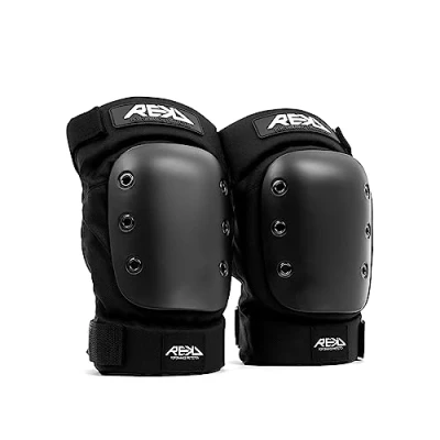 Image de Rekd Pro Ramp Knee Pads Genouillères RKD650, Mixte Adulte, Noir, M