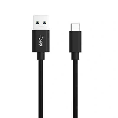Image de ANSMANN câble de données &amp; charge, USB A c, noir noirConnectiques Cƒble donn&#039;es