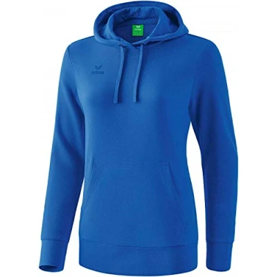Image de Erima Basic Uni Sweat à Capuche Femme New Royal FR: 4XL (Taille Fabricant: 48)