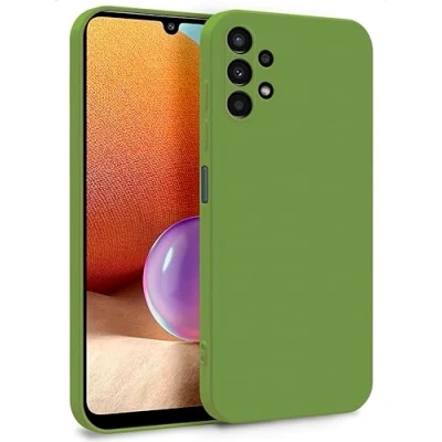 Image de MyGadget Coque pour Samsung Galaxy A32 5G Case Silicone Souple &amp; Soft Doublure Microfibre Cover TPU Protection Extra Fine Légère Vert