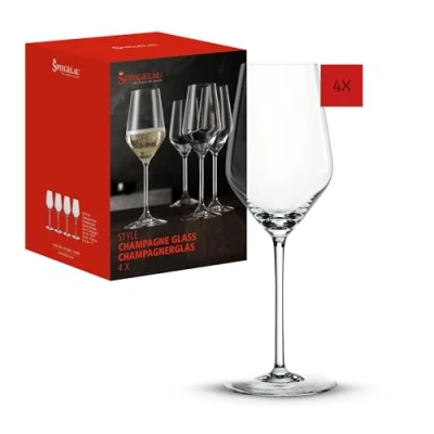 Image de Spiegelau Lot de 4 flûtes à champagne en cristal 310 ml Style 4670185