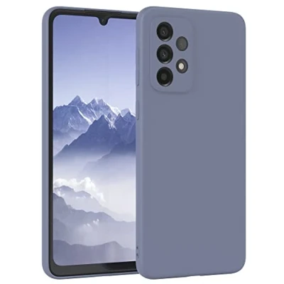 Image de EAZY CASE Coque de Protection En silicone pour Samsung Galaxy A33 5G Bleu Souple Résistant aux chocs Avec l&#039;appareil photo Fine qualité supérieure TPU