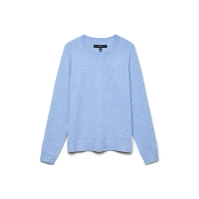 Image de Vero Moda Vmdoffy LS Oneck GA NOOS Pullover, Femme, Taille: Large, Little boy blue