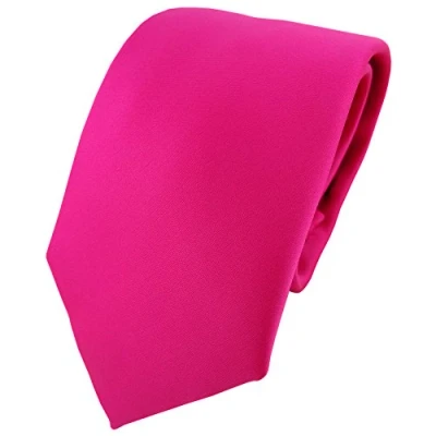Image de TigerTie Designer cravate en pink rosé unicolor Uni